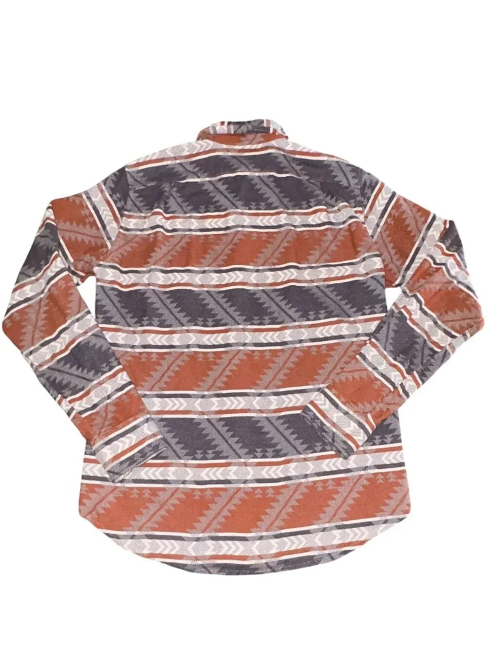 J. Crew Aztec Long Sleeve Flannel Button Up Western Southwest Slim Mens Medium